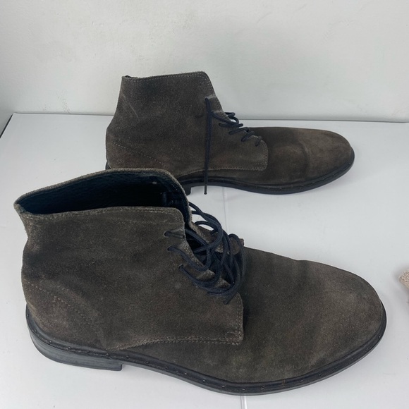 AllSaints Men\'s Suede Chukka Boots in Gray main image 5